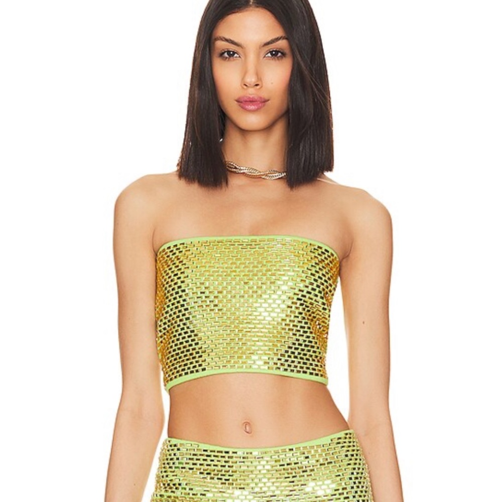 Retrofete Theo Top in Lime Punch -M